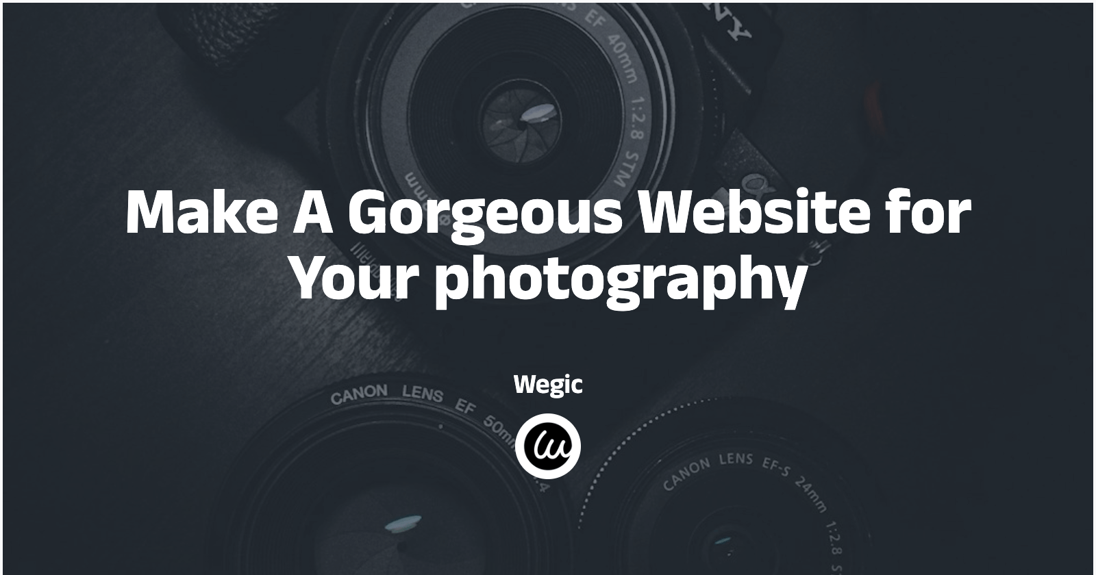 AI Photography Website Builder