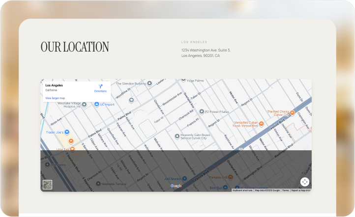 booking page from ai-generated aj wright website in Wegic