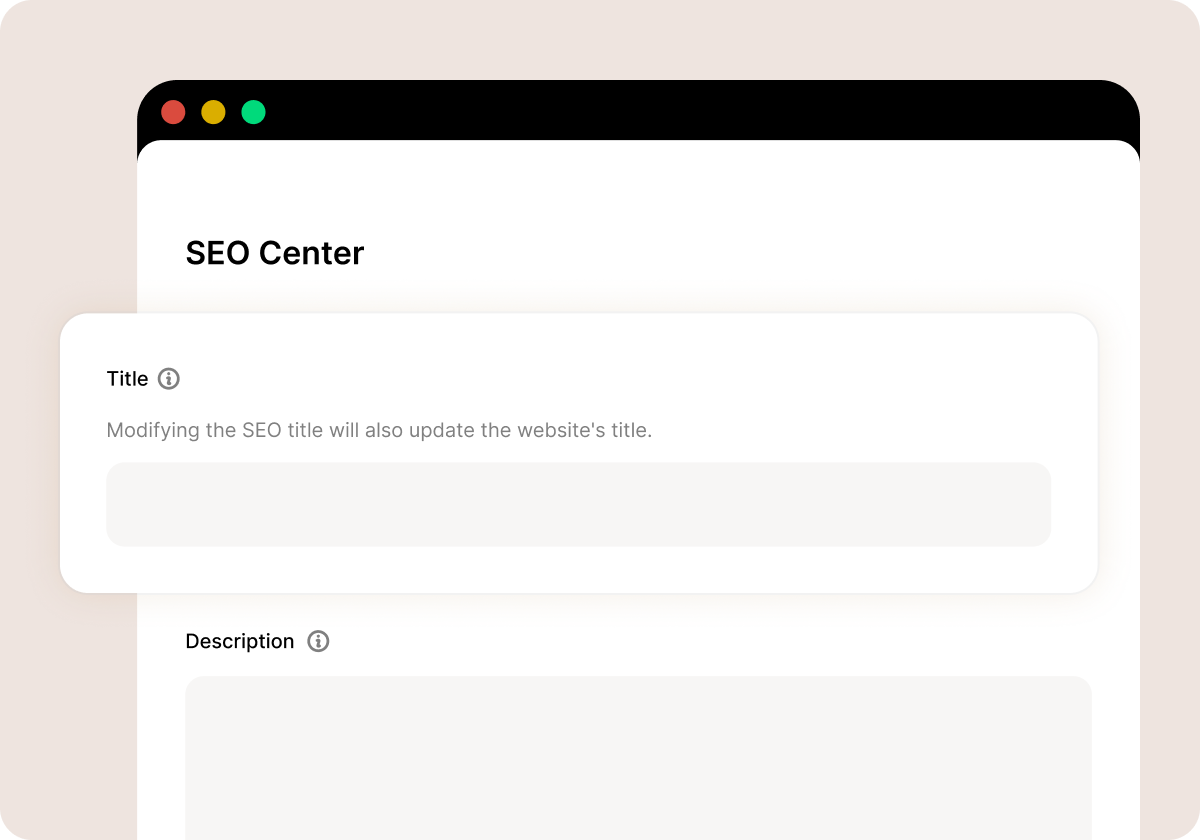 use the SEO center for the multilingual website created by Wegic AI