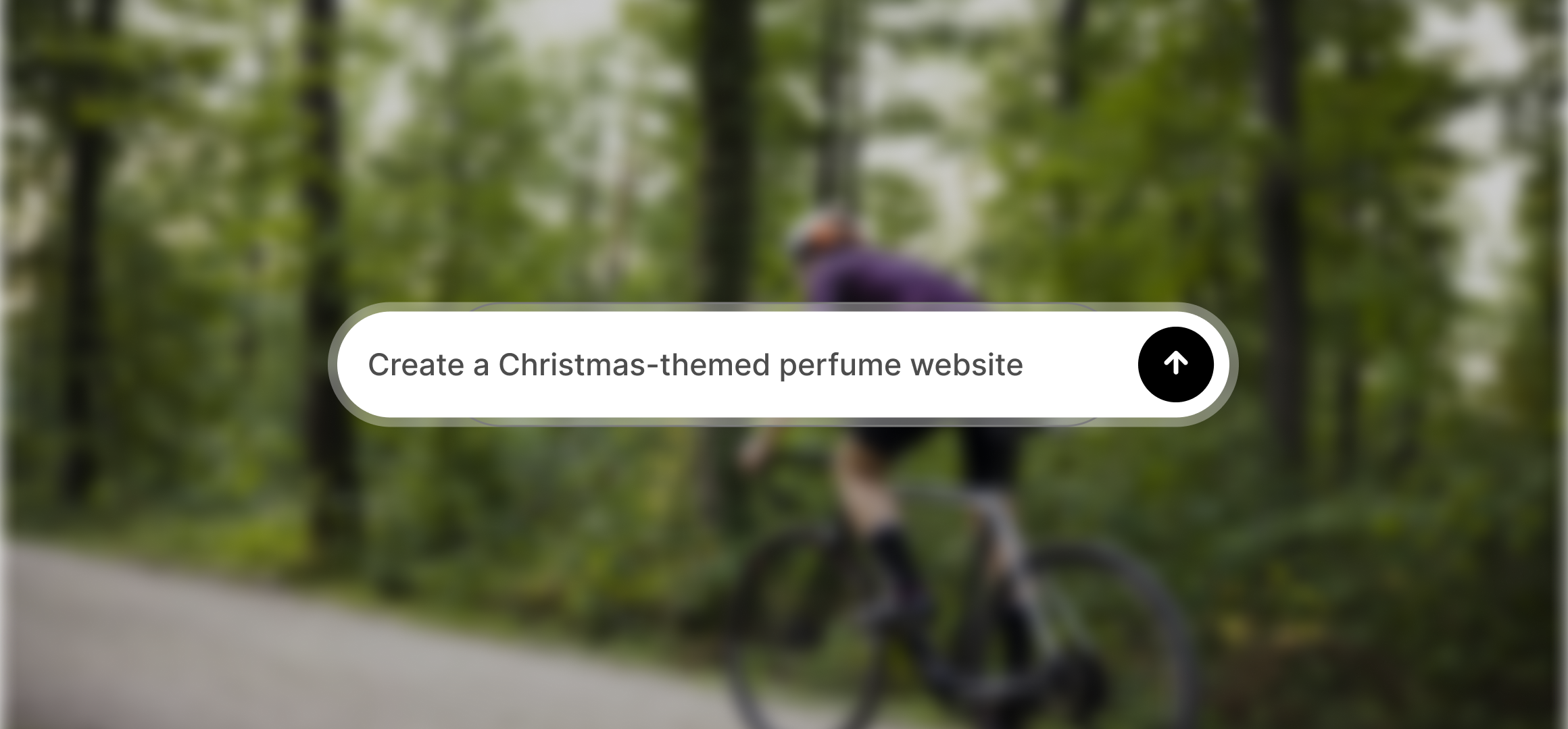 AI website builder workspace with planning panel and live website preview
