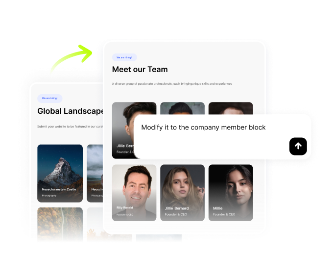 add necessary features to website using Wegic's AI aj wright website builder