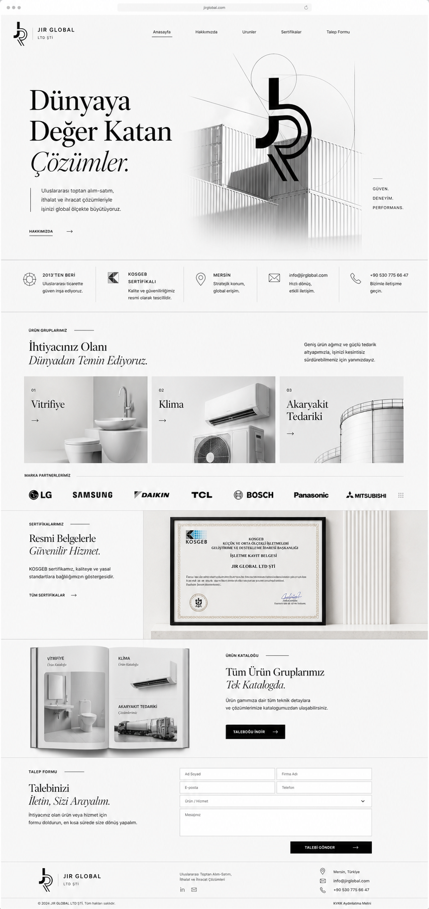 Modern Şeffaflık (Awwwards Swiss)