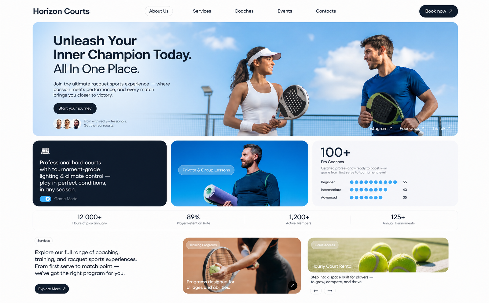 Website landing page created with Wegic AI Website Builder