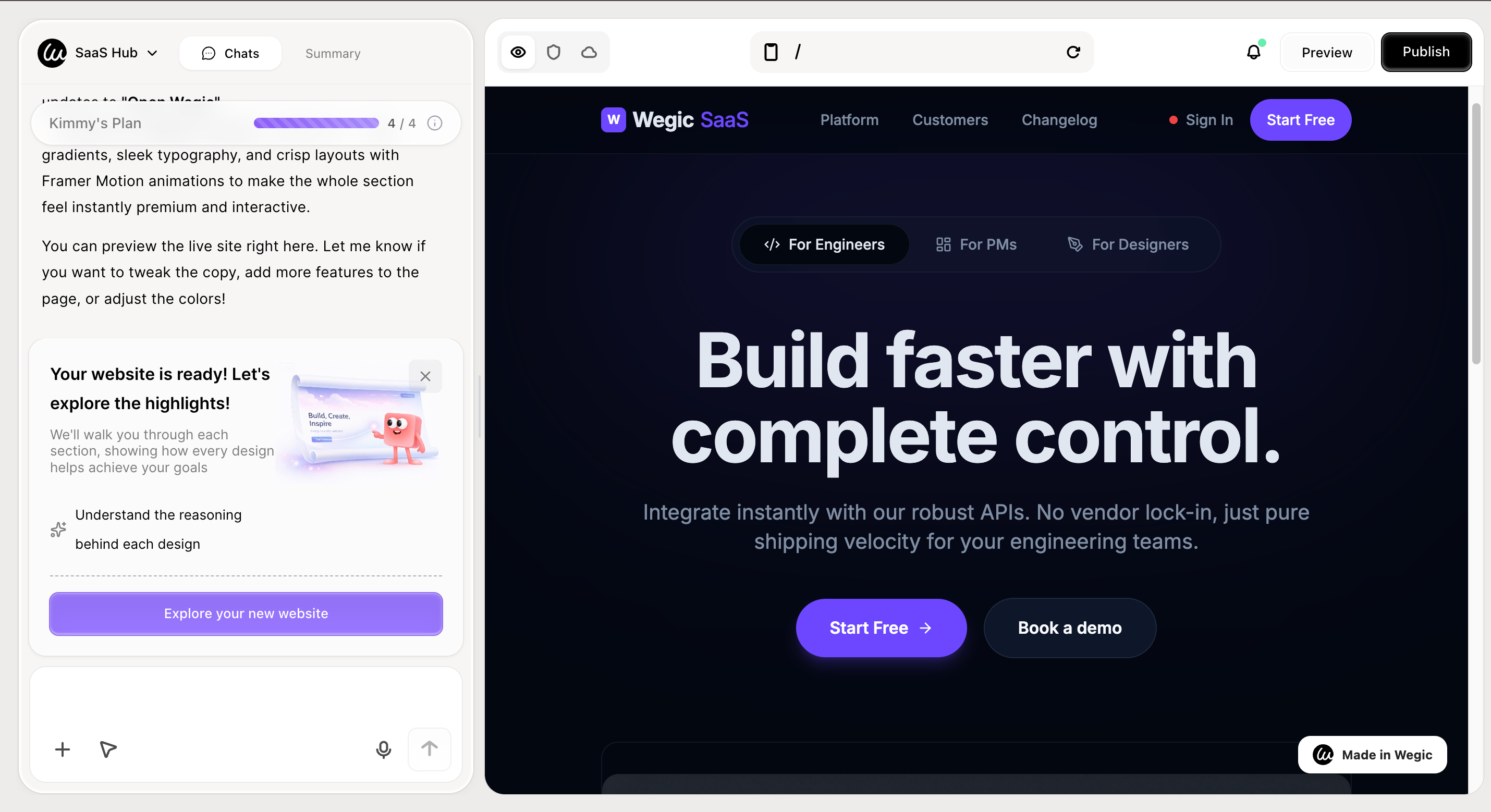 Wegic AI 網站建造者 個性化網站 Wegic AI 網站建造者 個性化網站