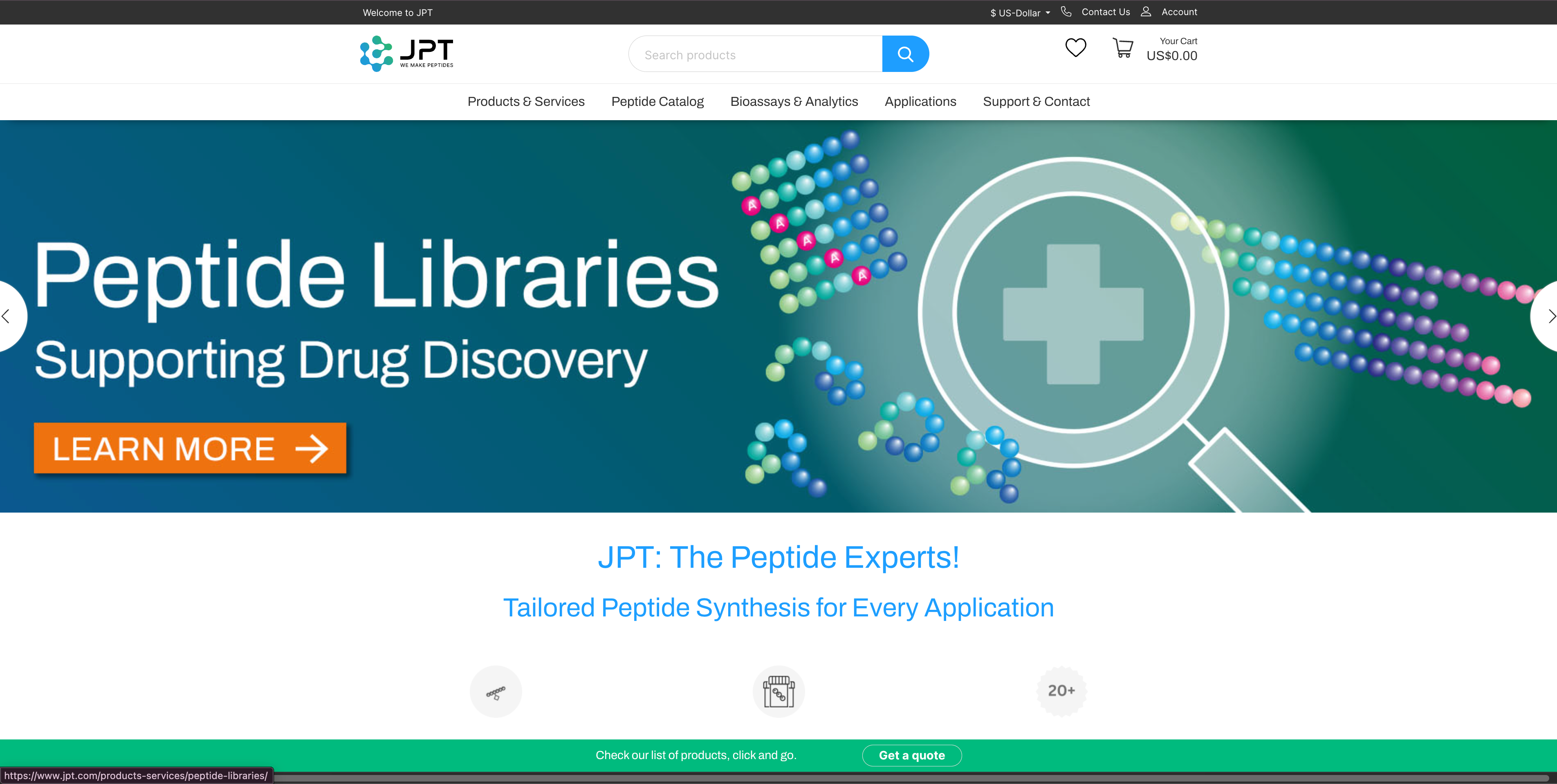 JPT 多肽技術 B2B 研究合成網站 JPT 多肽技術 B2B 研究合成網站