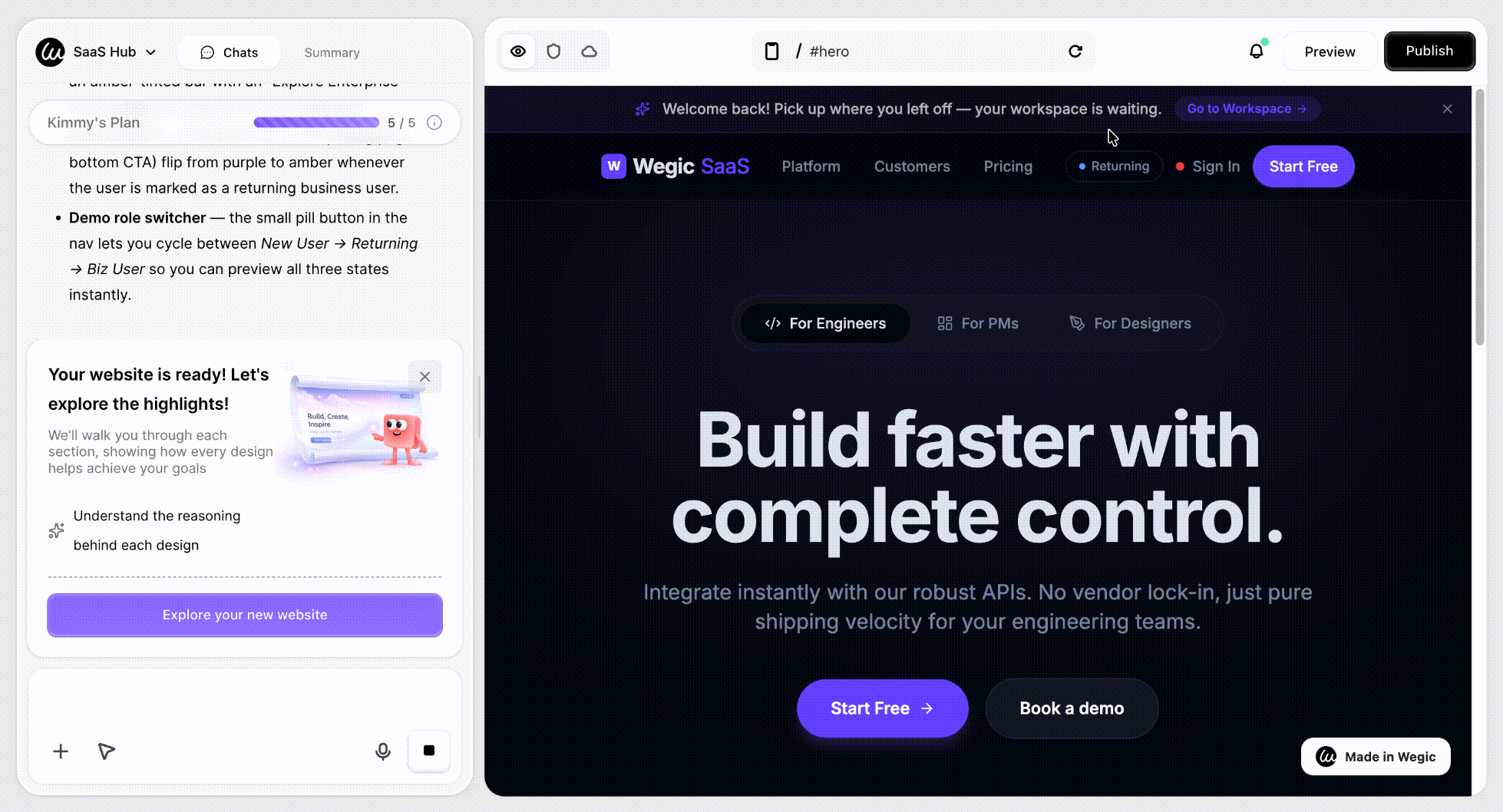 透過對話進行迭代 透過對話進行迭代