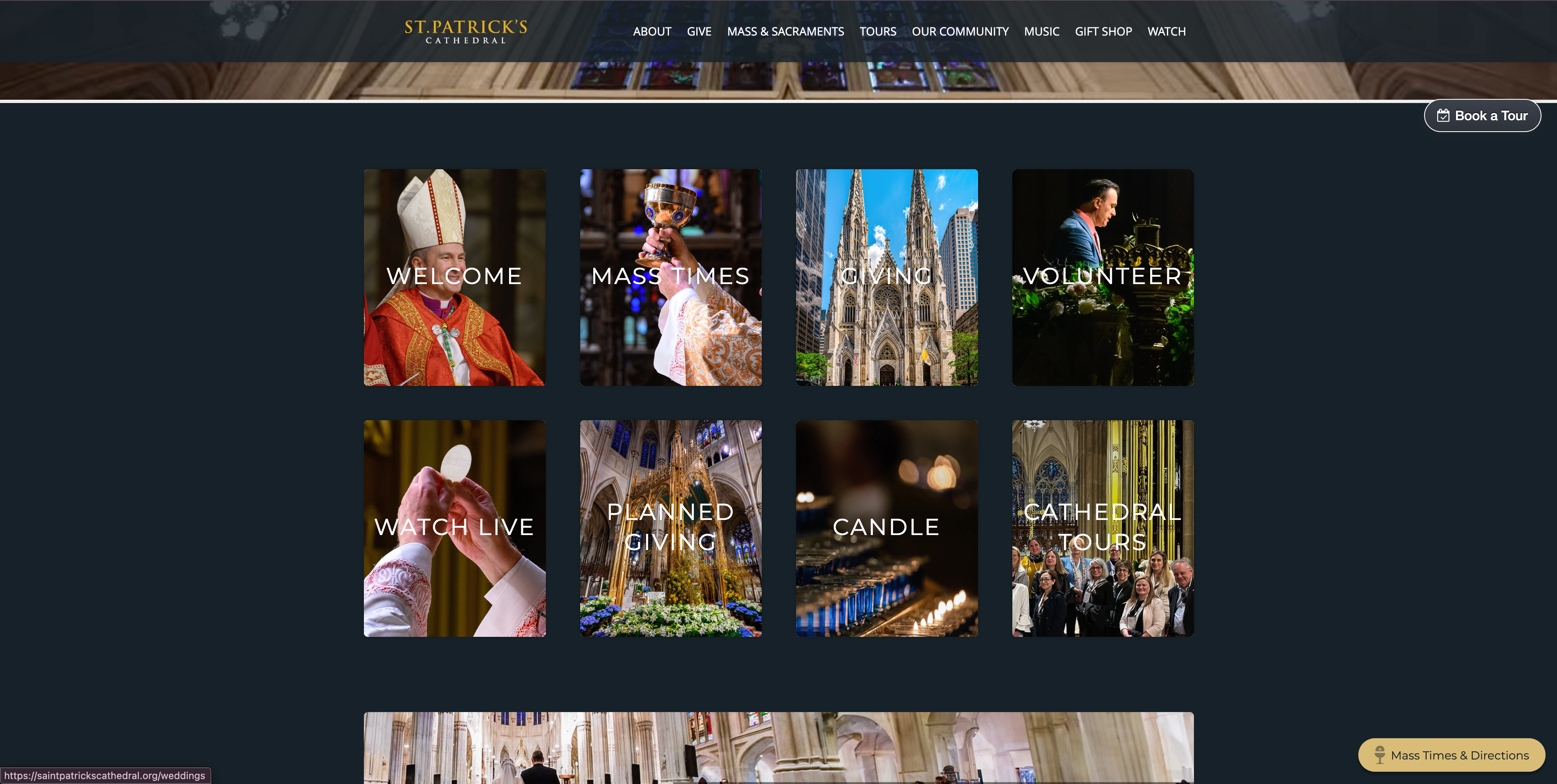 St Patricks Cathedral NYC Catholic church website example St Patricks Cathedral NYC Catholic church website example
