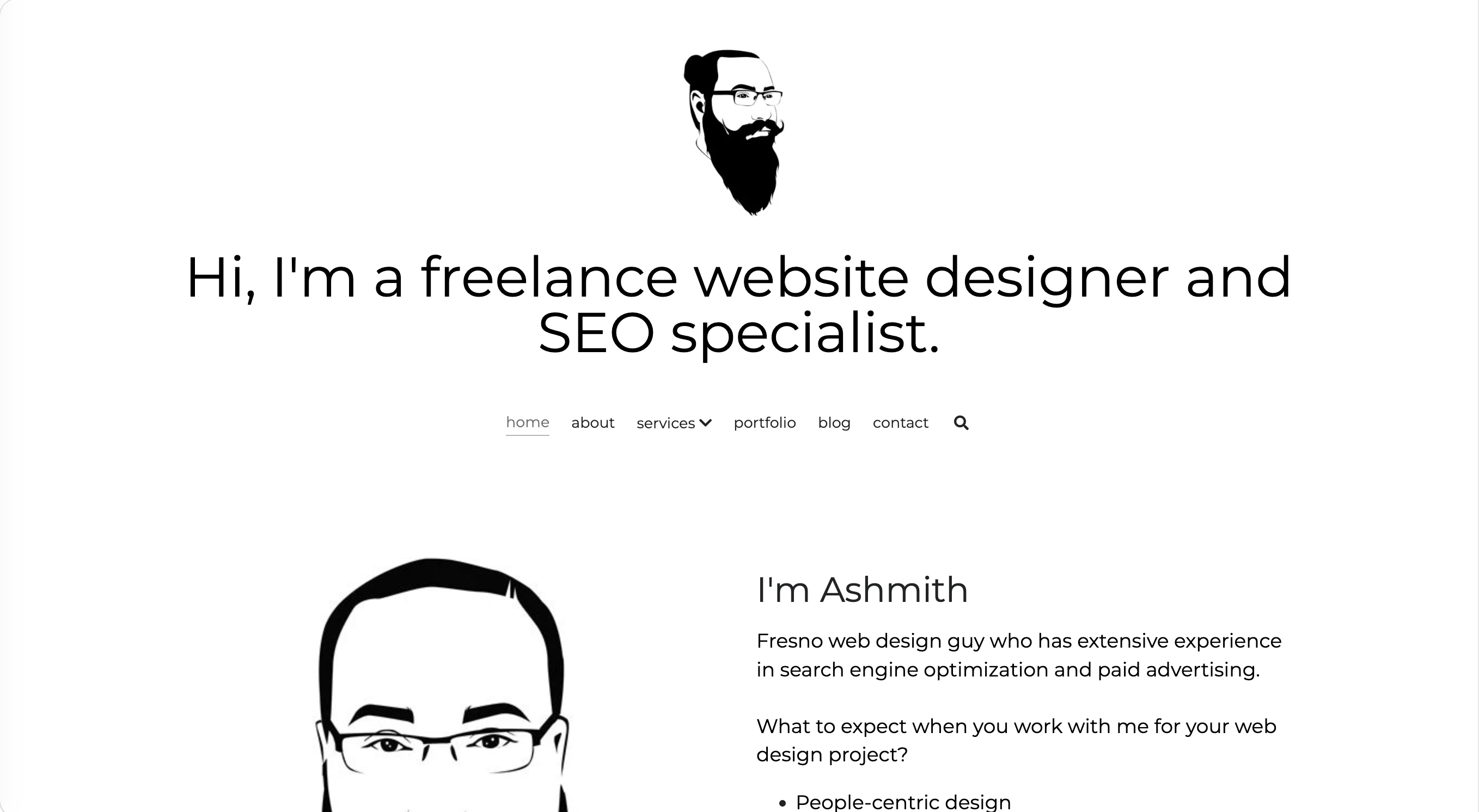 Ashmith Singh strikingly freelancer website example Ashmith Singh strikingly freelancer website example