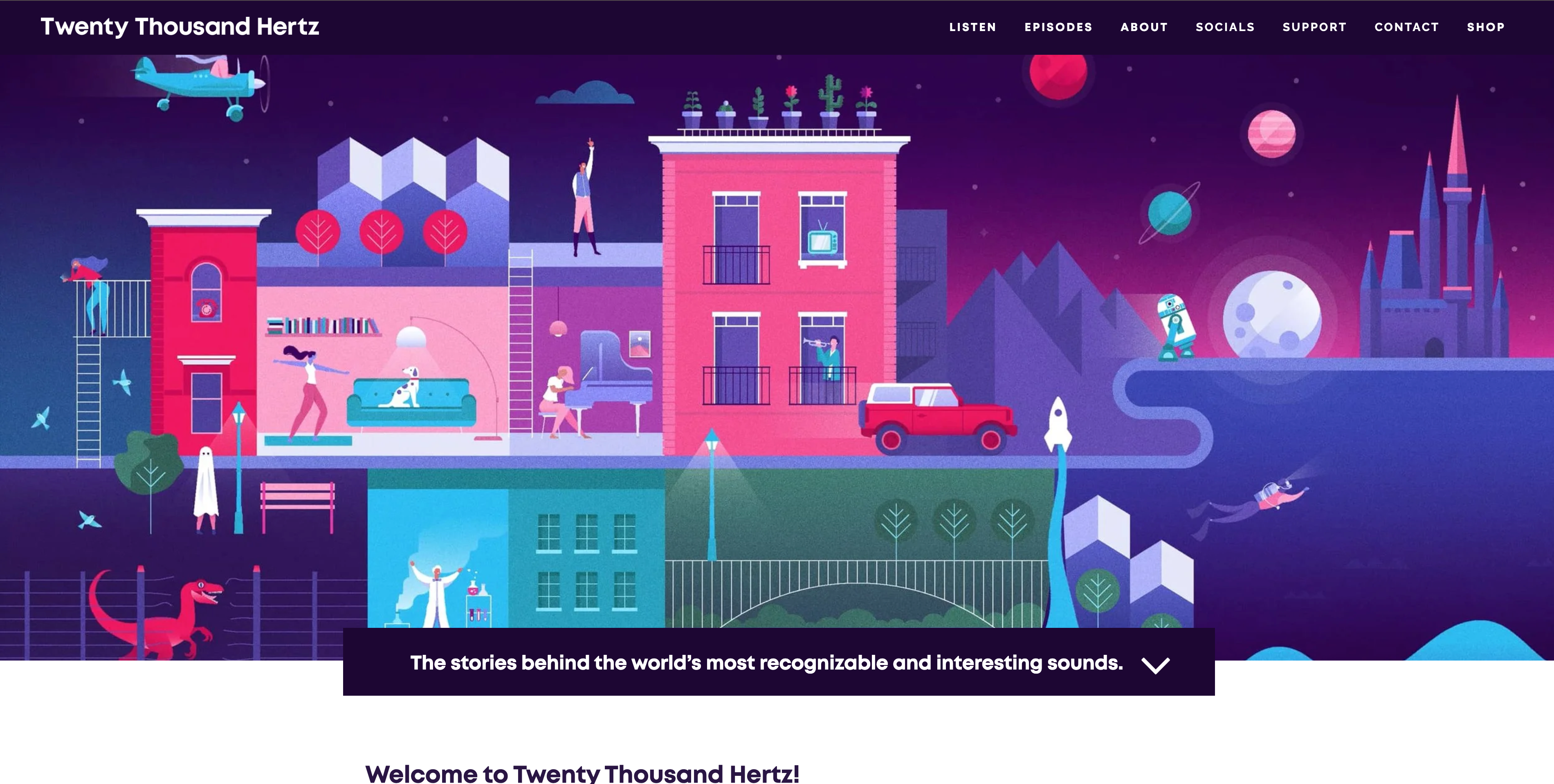 Twenty Thousand Hertz — The Immersive Sound Design Site
