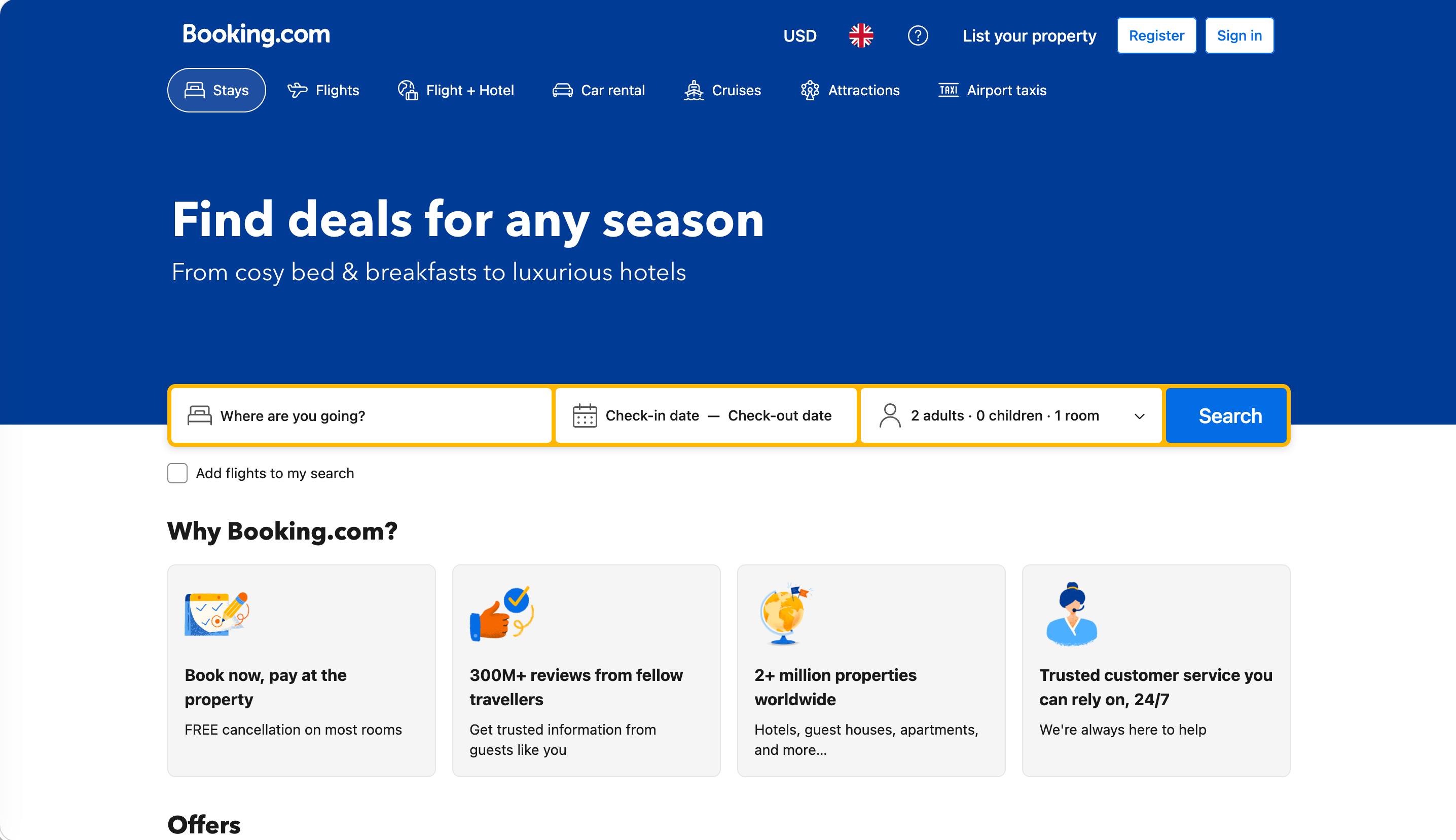 Booking.com — A Two-Sided Marketplace in One Header Booking.com — A Two-Sided Marketplace in One Header