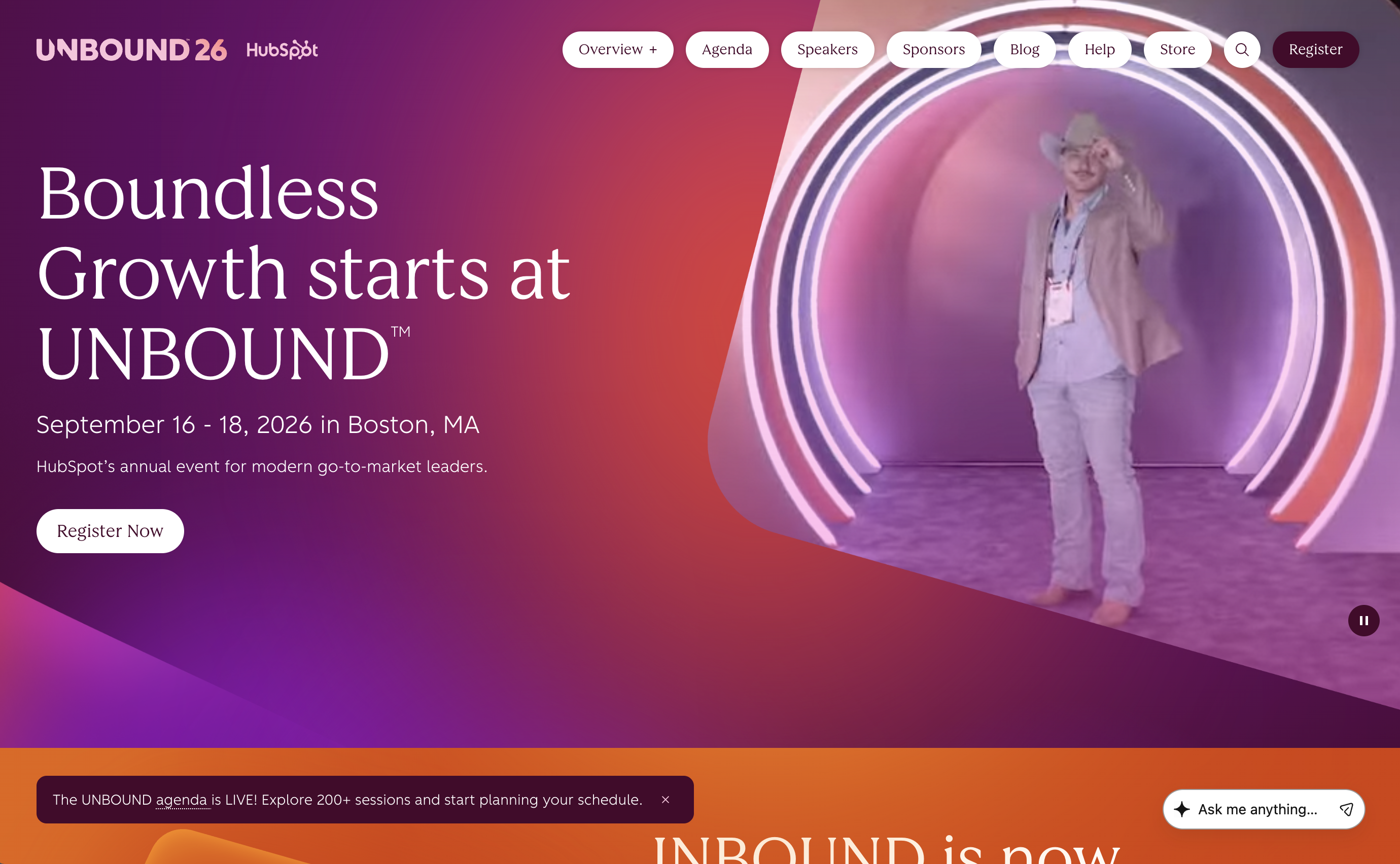 Figma Config 2026 & Config India conference homepage hero banner, green abstract spray art background, event info text box, two event navigation links with date details