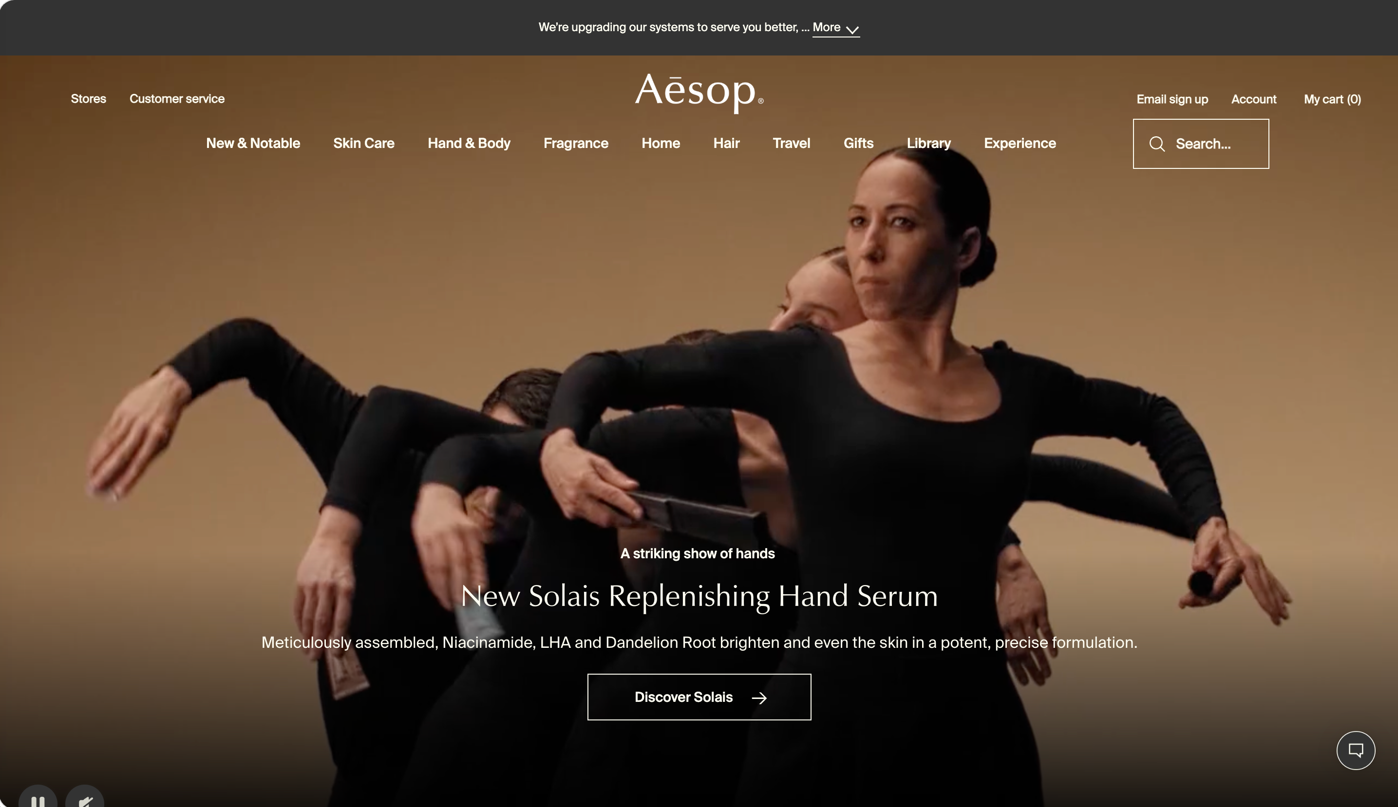 Aesop transparent editorial website header example 2026 Aesop transparent editorial website header example 2026