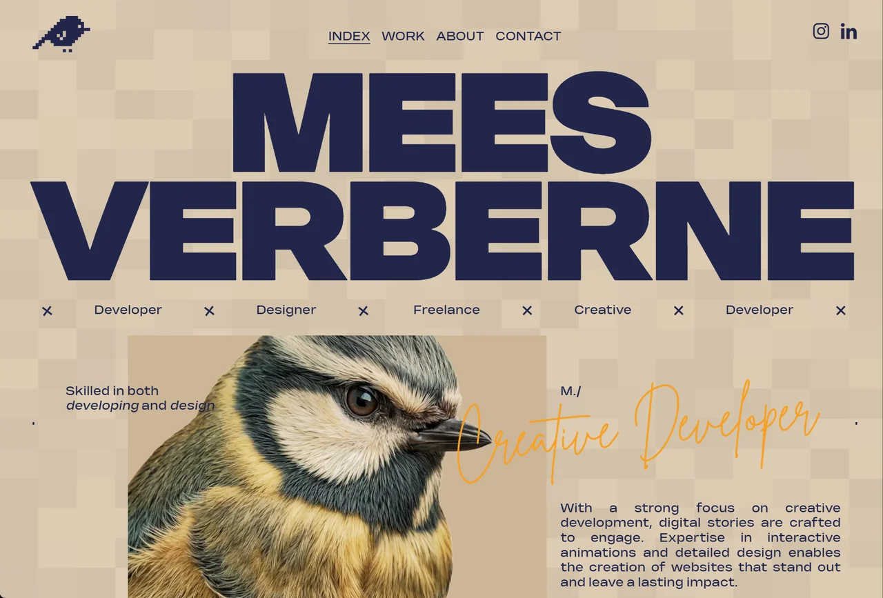 Homepage of Mees Verberne – Creative Developer Homepage of Mees Verberne – Creative Developer
