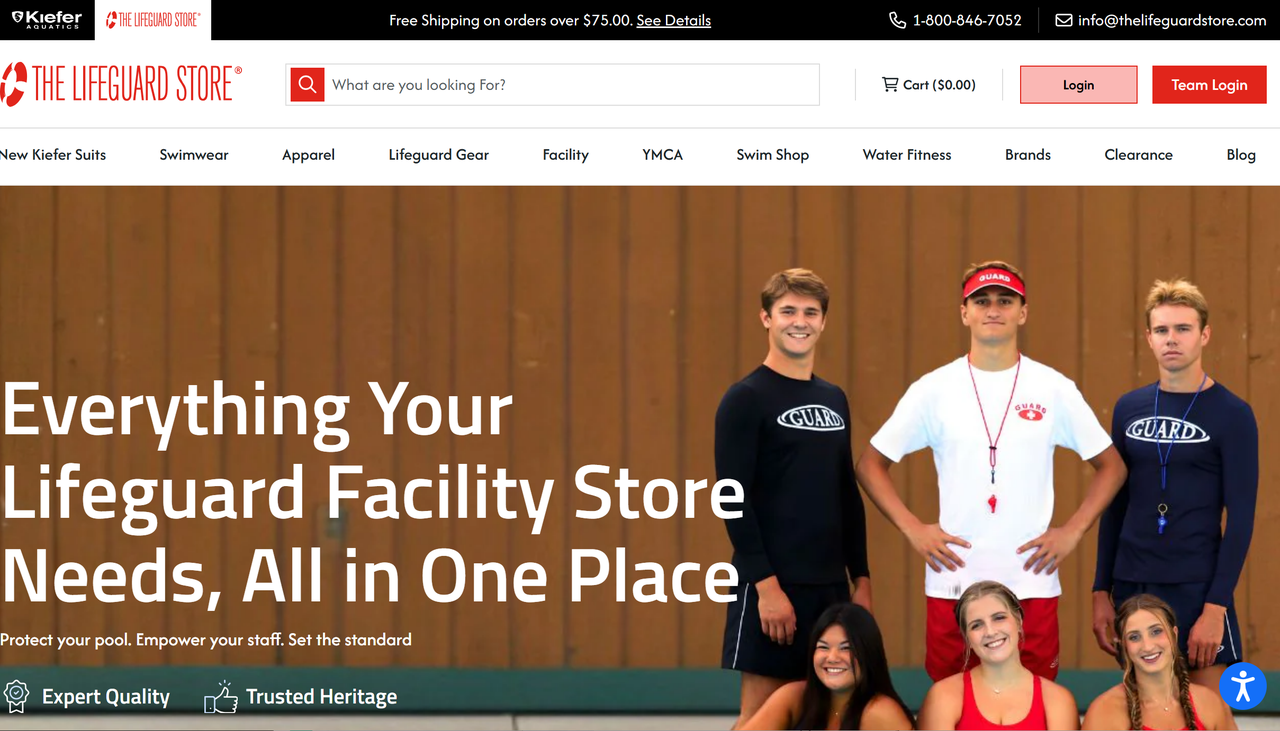 The Life Guard Store 首頁