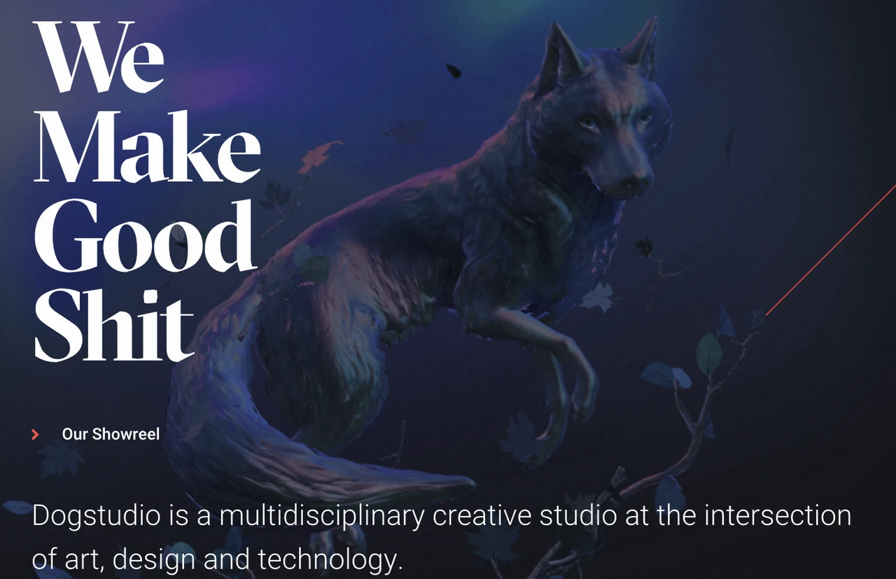 interact website design