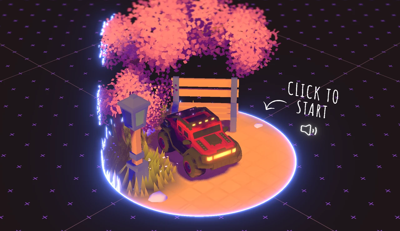 Bruno Simon 3D interactive portfolio website with a drivable environment