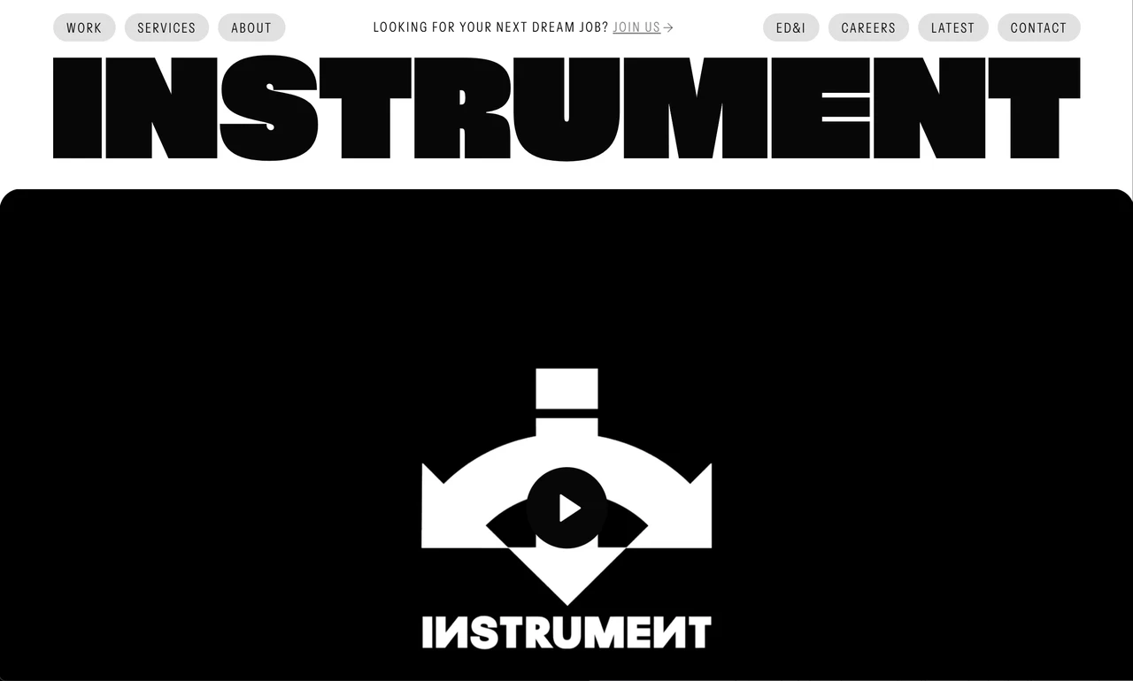 Homepage of Instrument