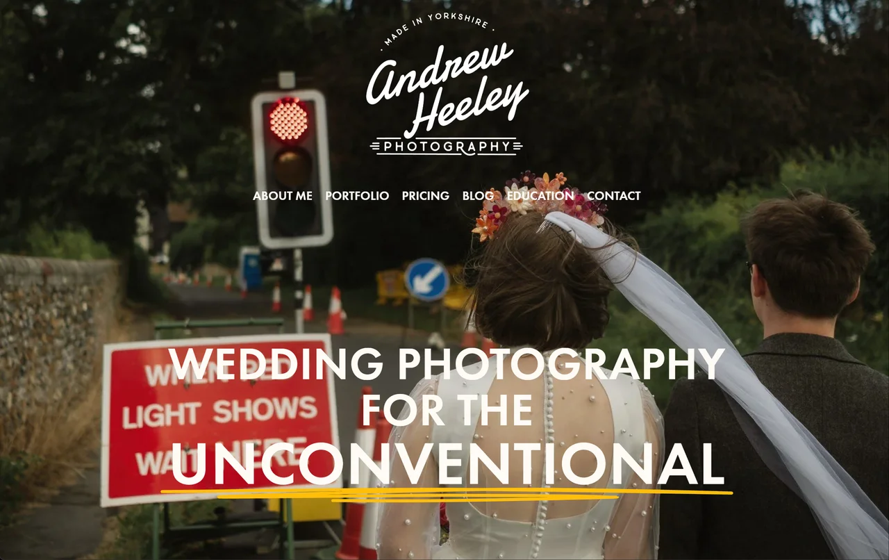 Homepage of Andrew Heeley – Alternative Weddings