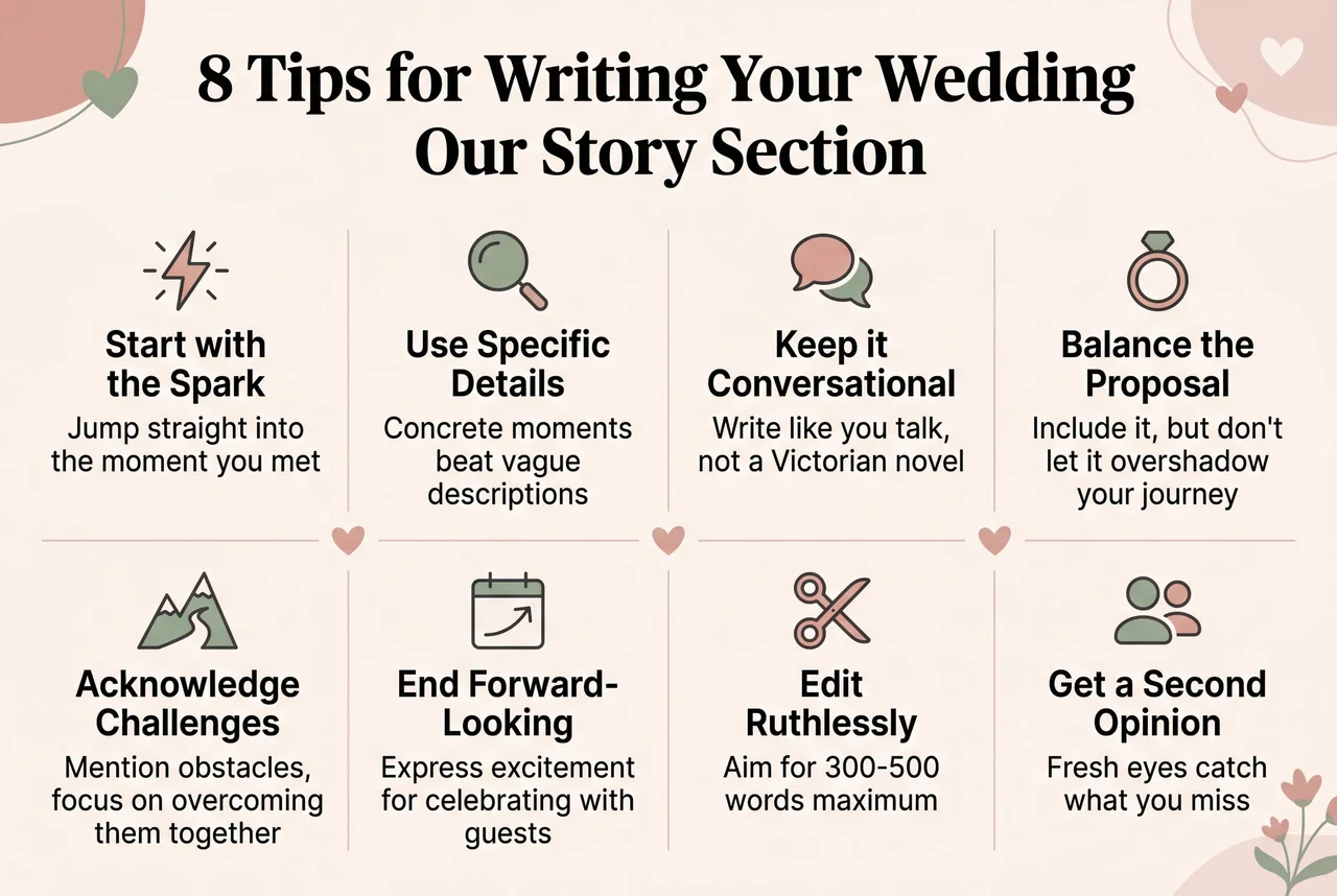 8 tips for writing your own Our Story section