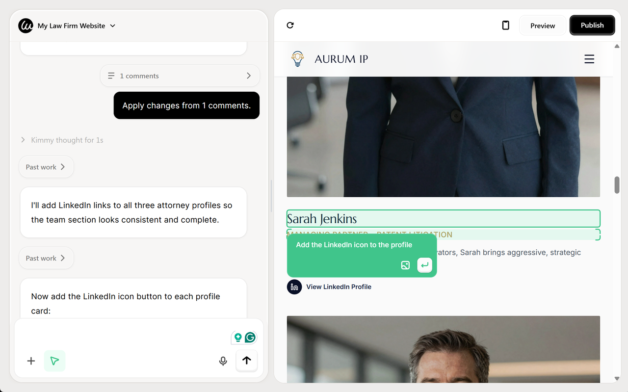Select and comment on website draft on Wegic Select and comment on website draft on Wegic