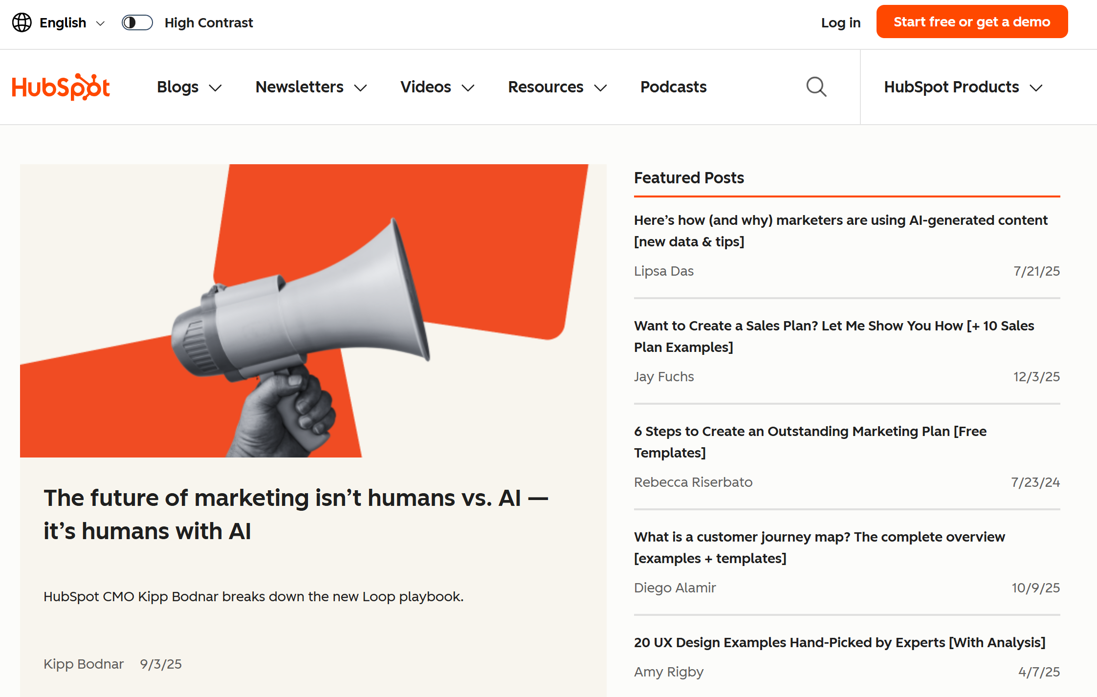 Página de inicio del sitio web de blog - HubSpot Blog Página de inicio del sitio web de blog - HubSpot Blog