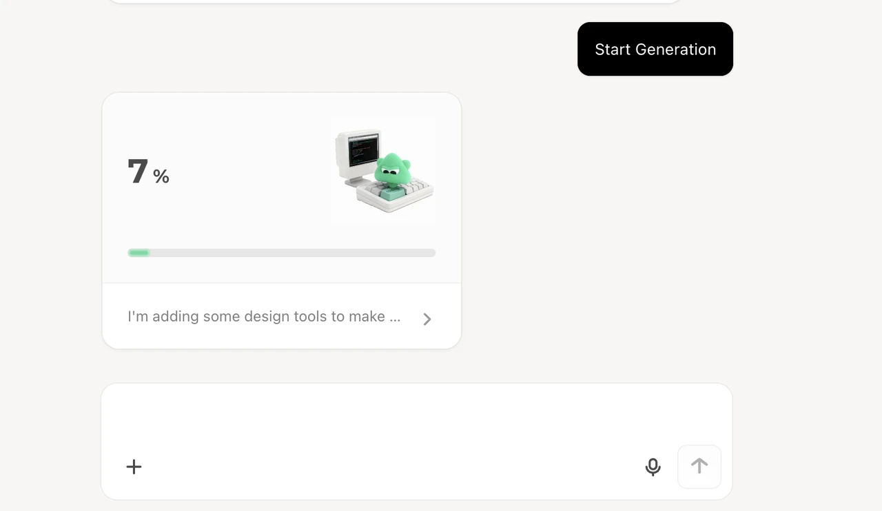 Progetta un sito web con l'IA