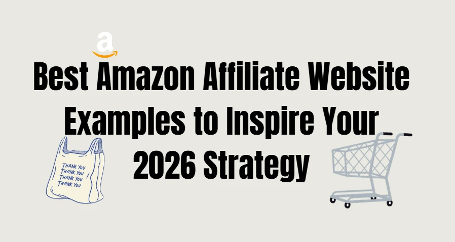 "Best Amazon Affiliate Website Examples to Inspire Your 2026 Strategy" text