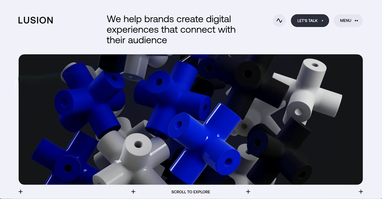 Homepage of lusion.co