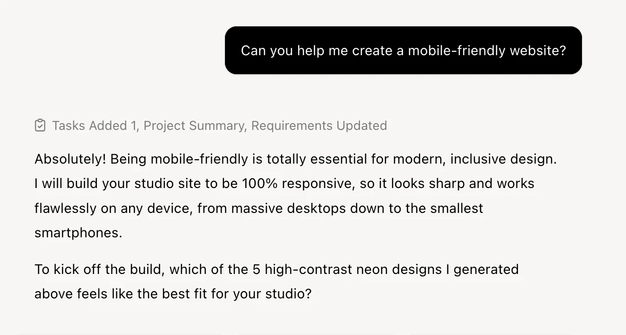 mobile friendly website