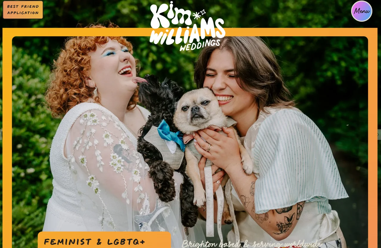 Homepage of Kim Williams Weddings – Wedding Photography