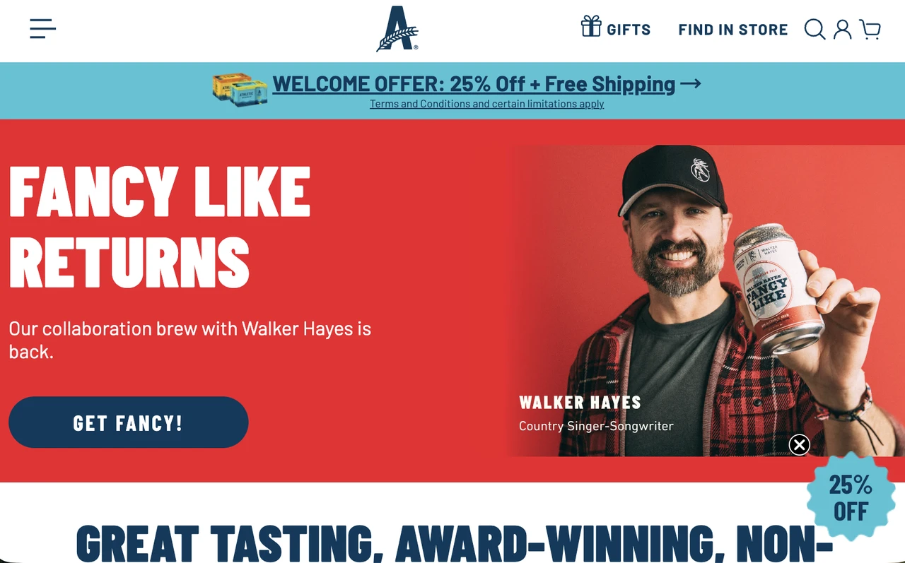 food website example