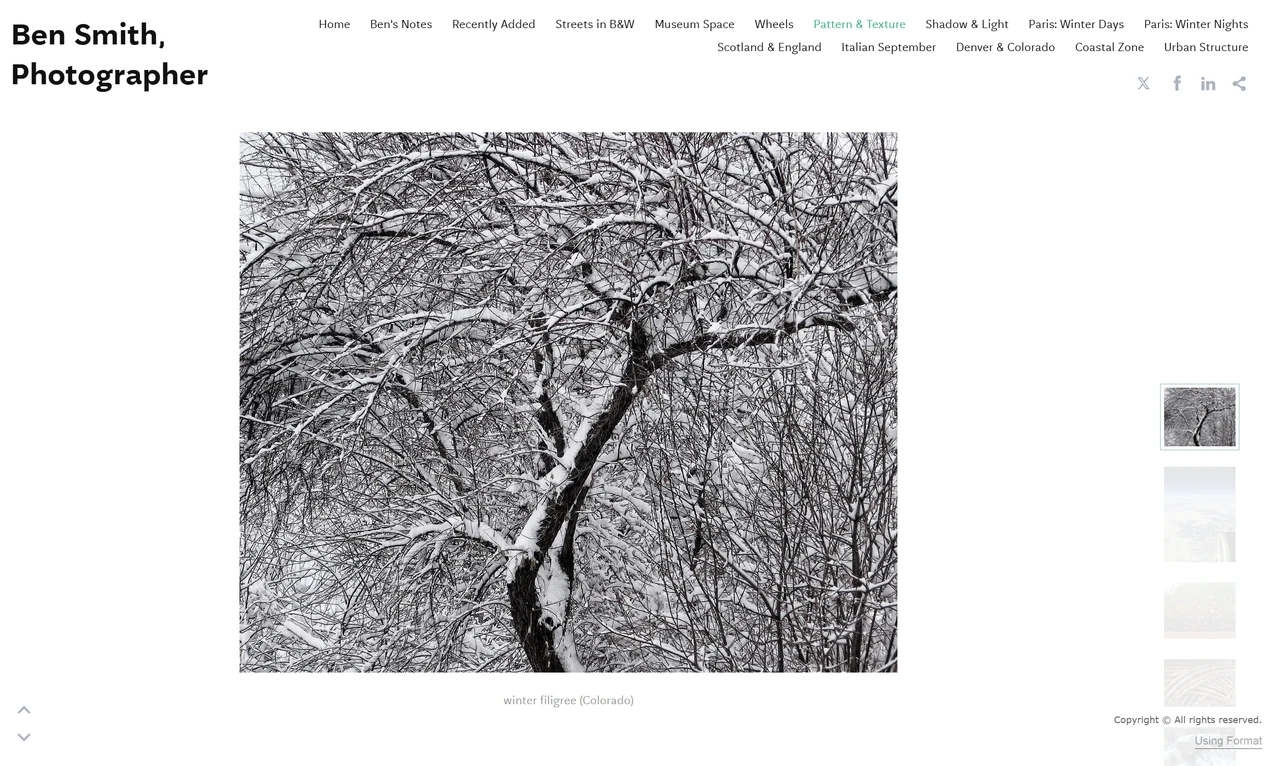 Homepage of Ben Adam Smith