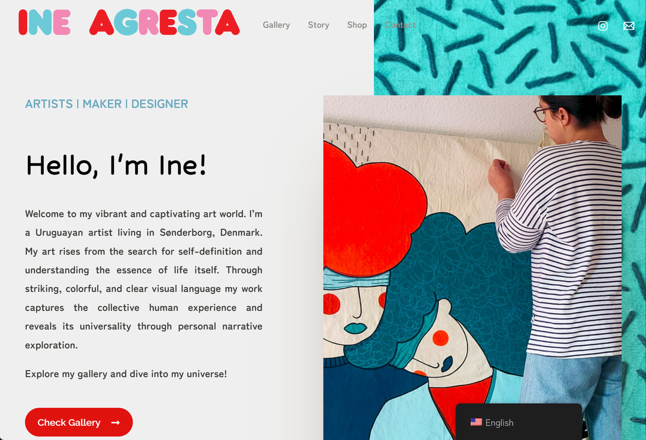 Homepage of Ine Agresta – Artist & Maker Homepage of Ine Agresta – Artist & Maker