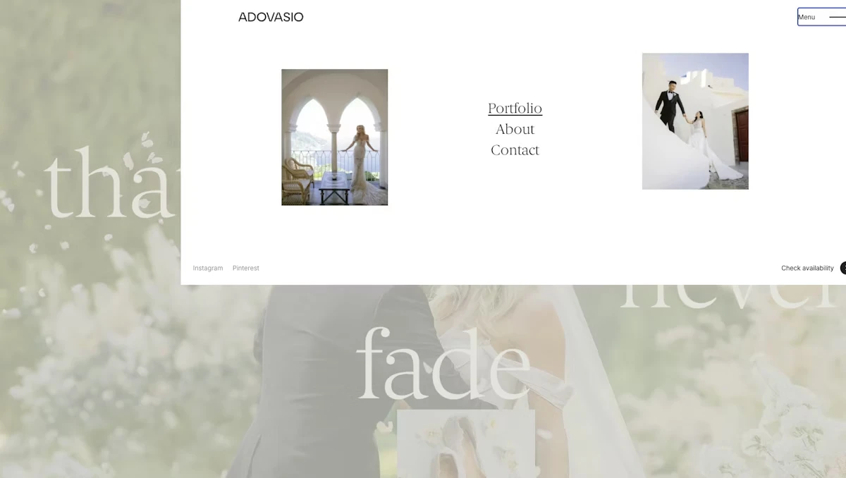 Adovasio architectural portfolio by Louis Paquet featuring clean angles and dramatic shadows