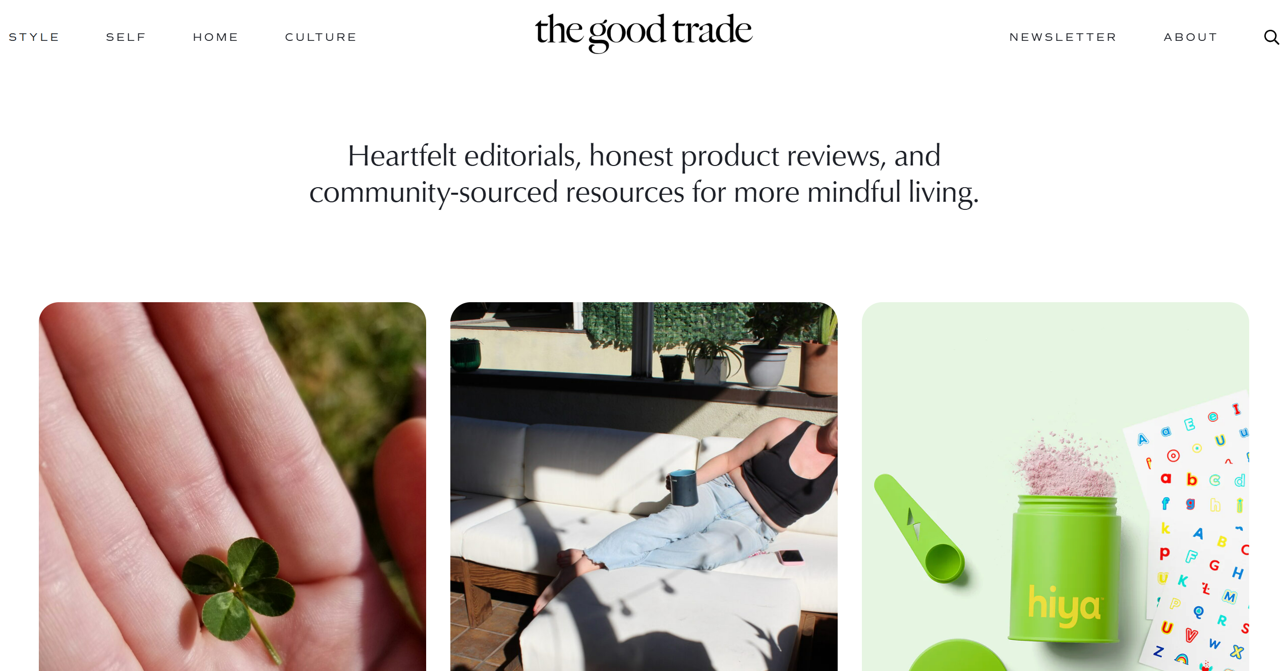 Página de inicio del sitio web de blog - The Good Trade Página de inicio del sitio web de blog - The Good Trade