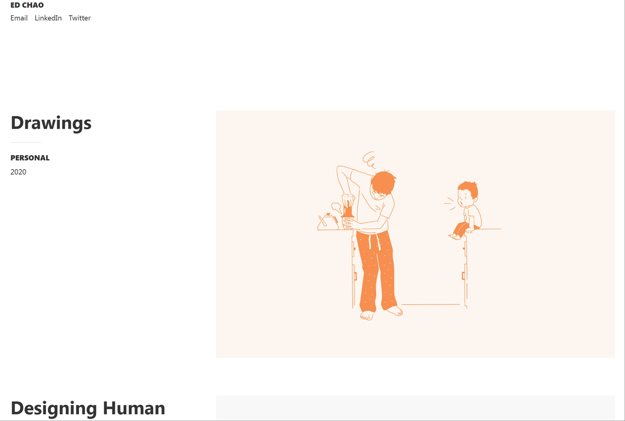 Homepage of Ed Chao – UX Designer Homepage of Ed Chao – UX Designer