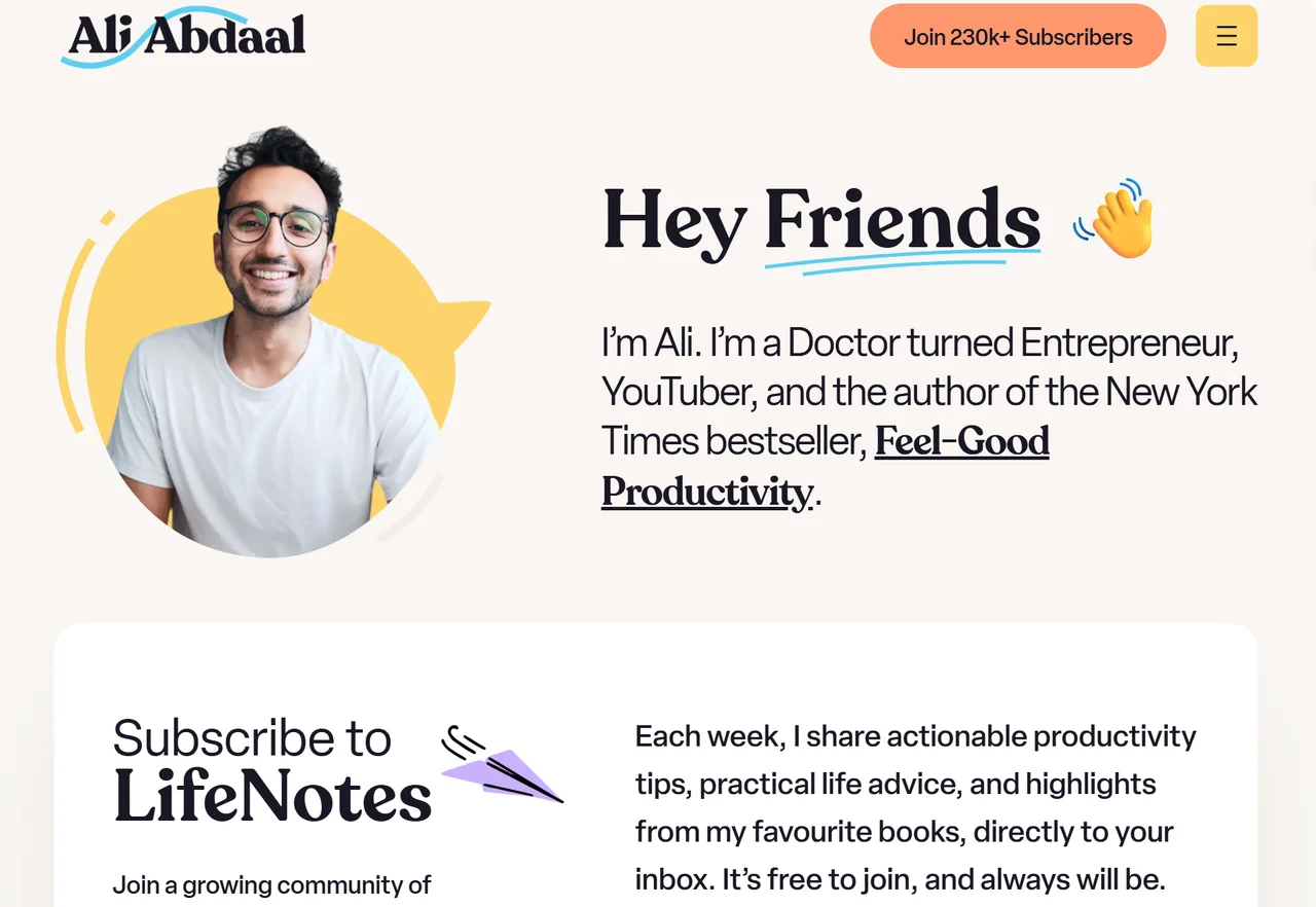 Homepage of Ex-Doctor Turned Content Creator Homepage of Ex-Doctor Turned Content Creator