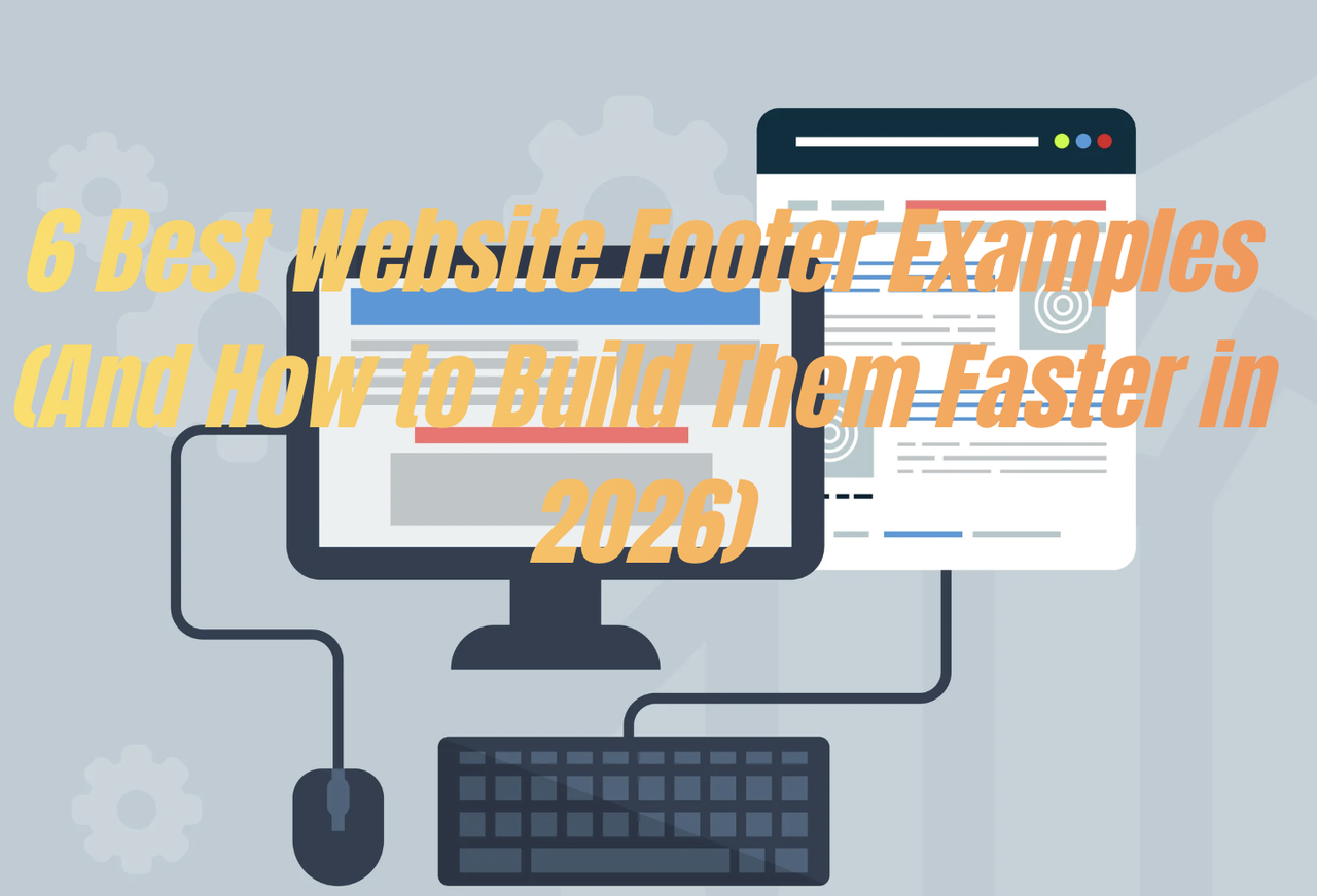 website footer example