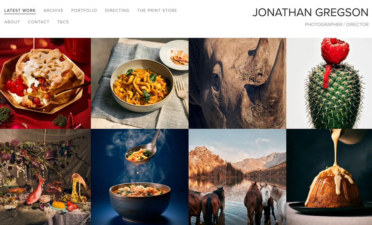 Homepage of Jonathan Gregson – Food Photography
