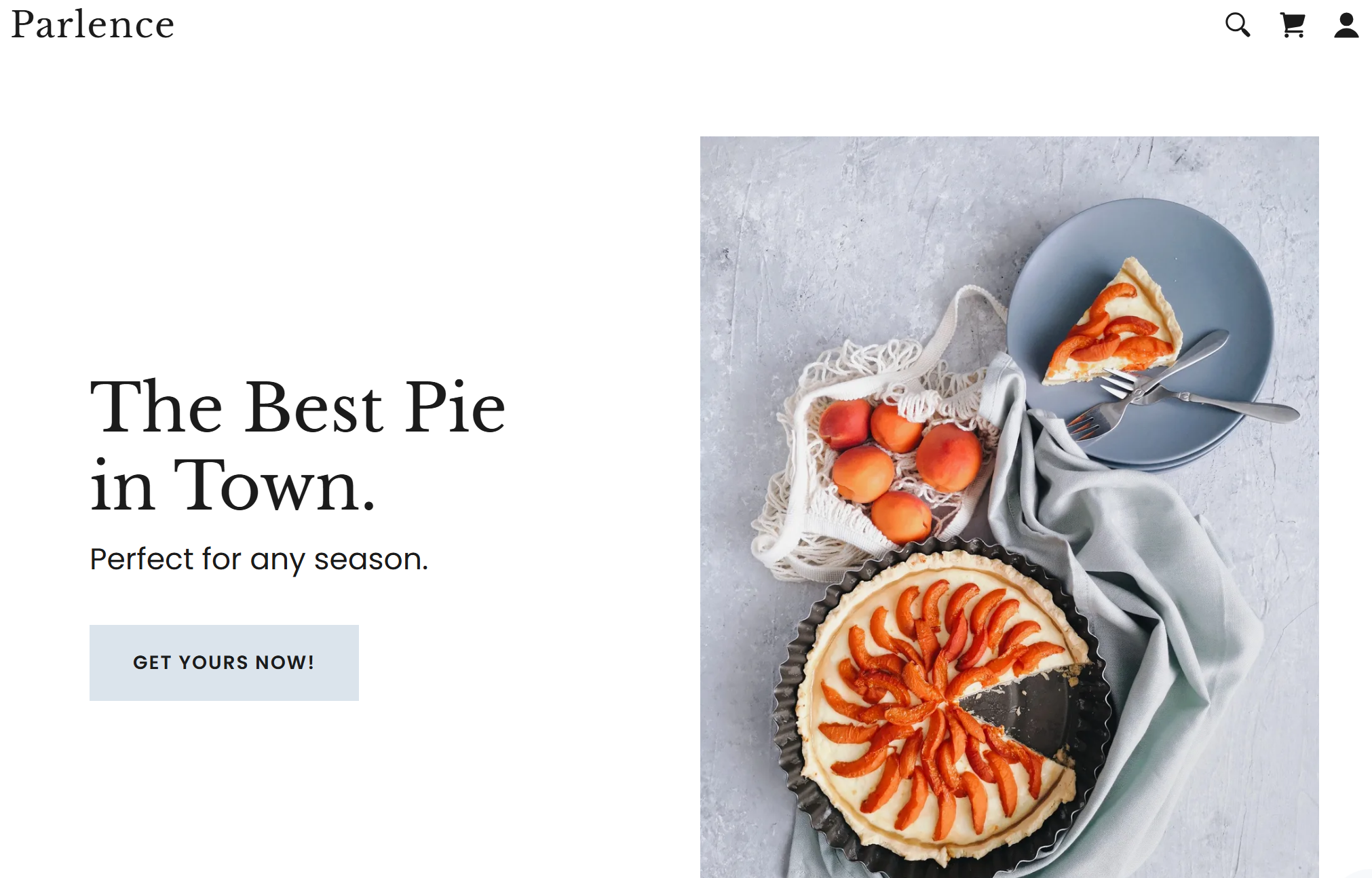 Página inicial do restaurante e serviço de alimentação da Parlence Página inicial do restaurante e serviço de alimentação da Parlence