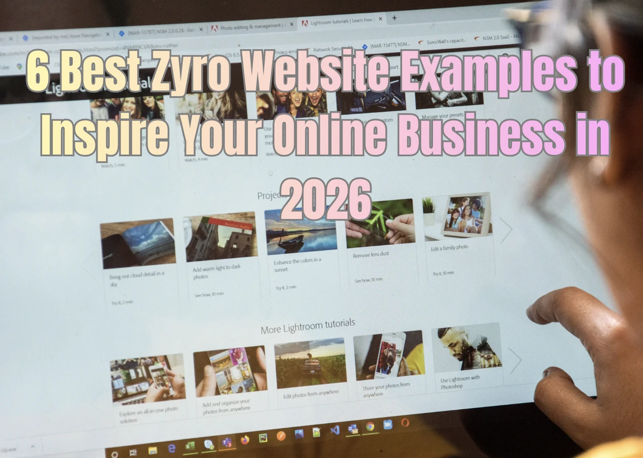 6 Mejores Ejemplos de Sitios Web de Zyro para Inspirarte en tu Negocio Online en 2026