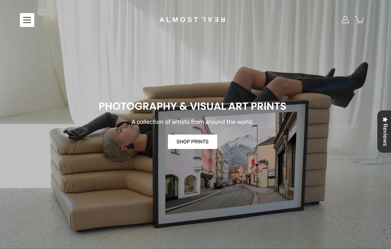 Homepage of Almost Real – Fine Art Photography