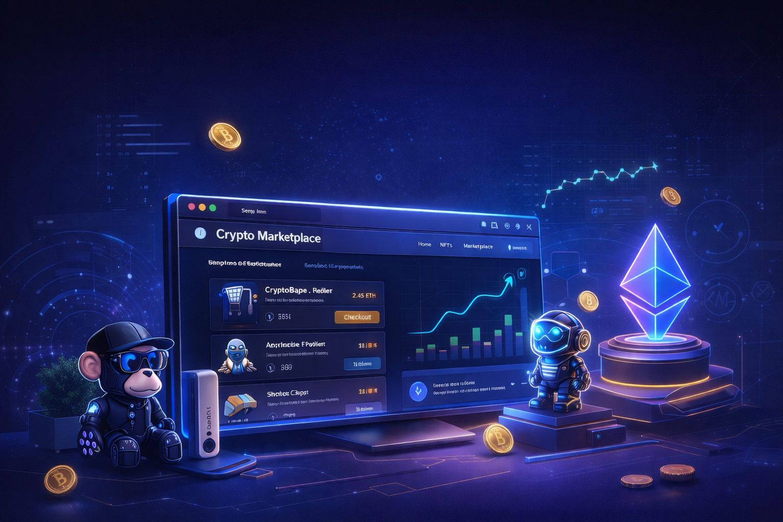 Lancez votre site Web de cryptomonnaie avec l'IA de Wegic