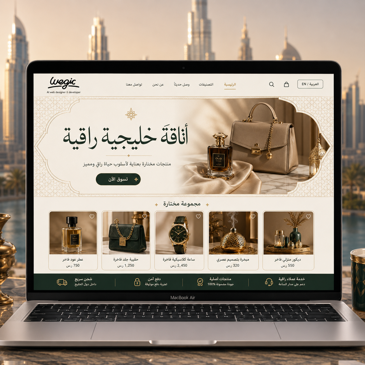 AI Arabic Website Builder | Bilingual Sites Live in Minutes