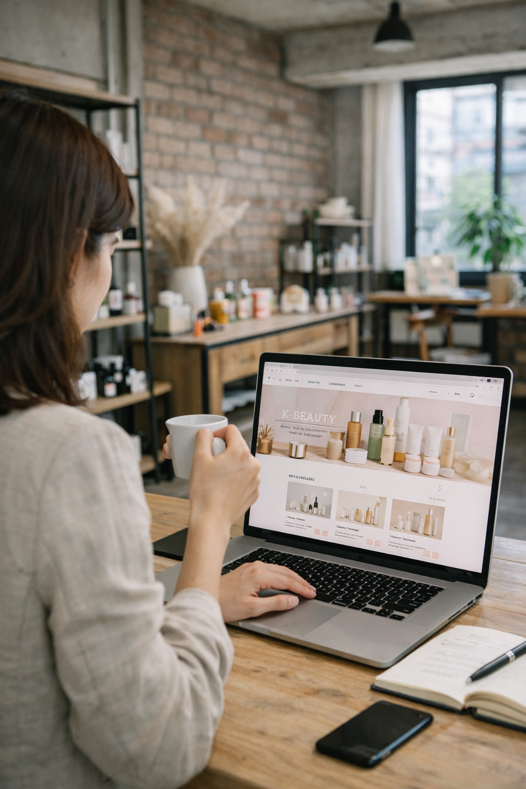 Jiwon P., in Seoul ansässige K-Beauty-Gründerin, die ihre zweisprachige koreanische Website mit dem Wegic AI Korean Website Builder gestartet hat