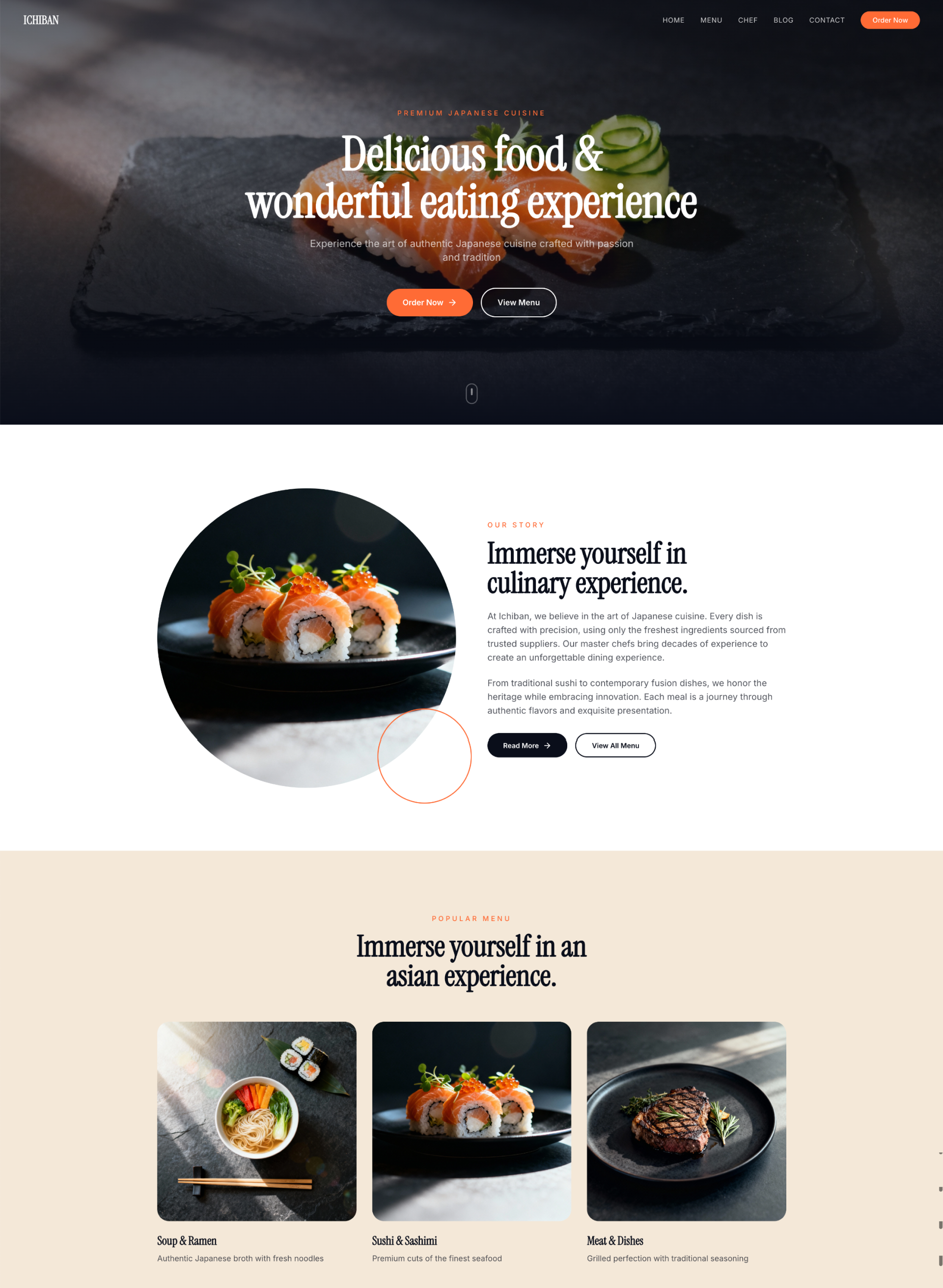 Japanese Sushi Restaurant