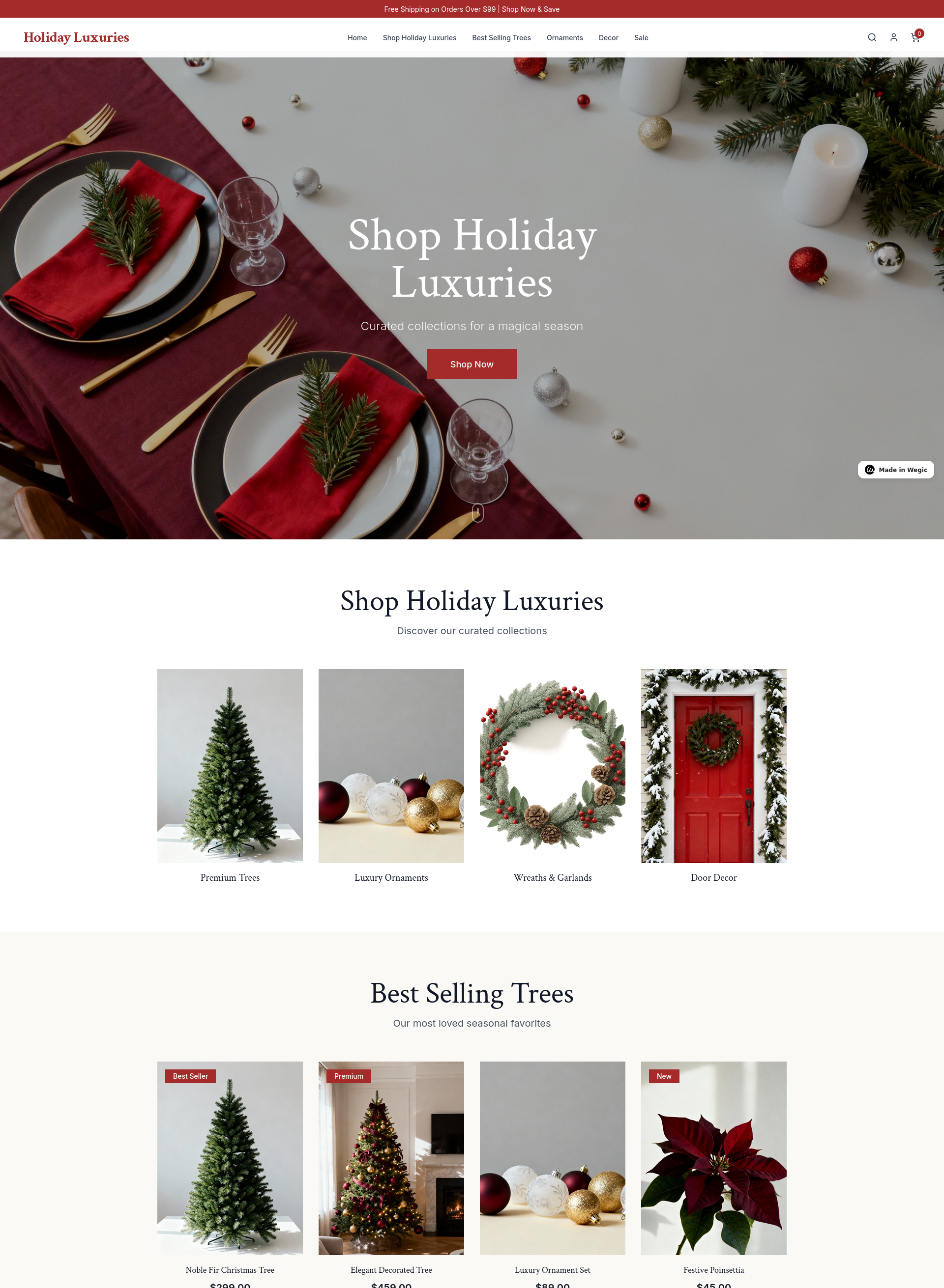 Christmas Online Store