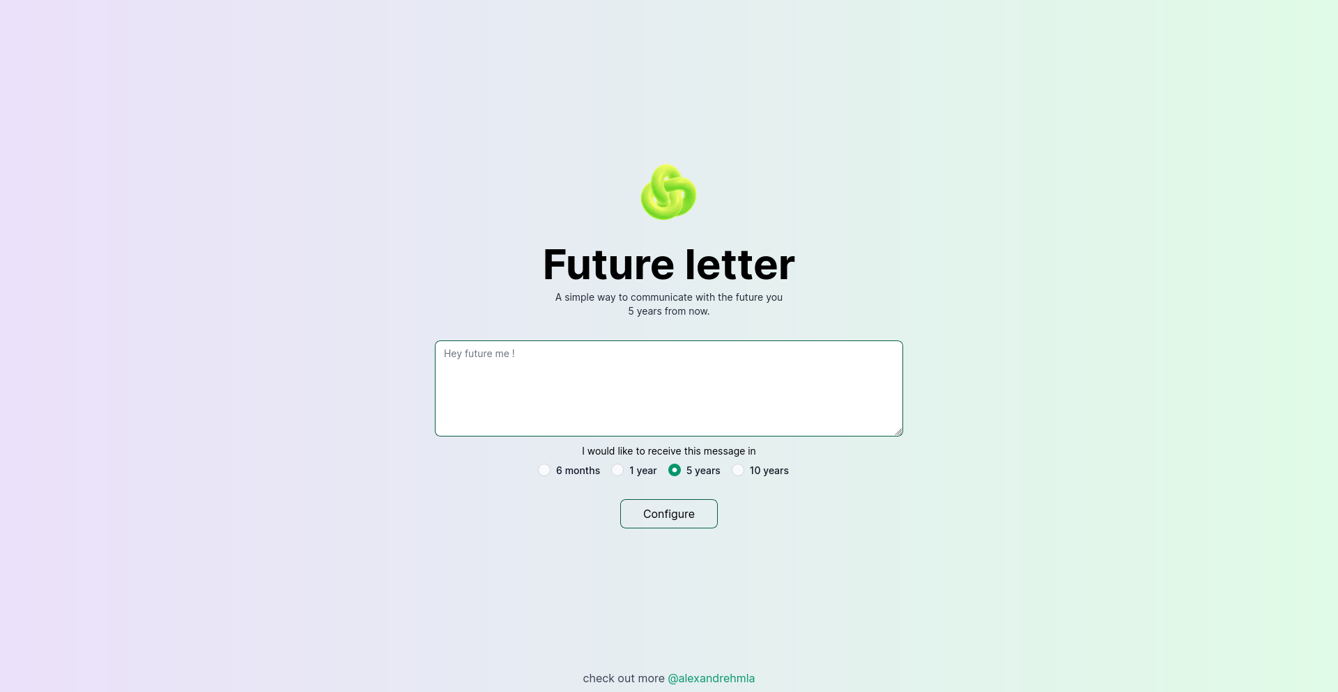 Future Letter