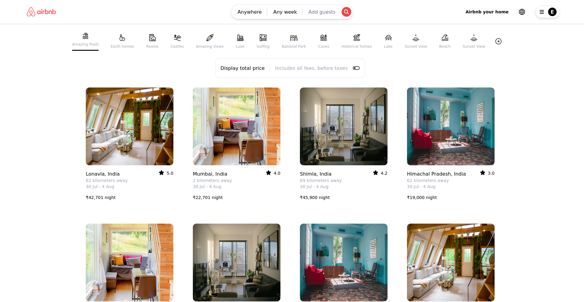 Airbnb Frontend Roan