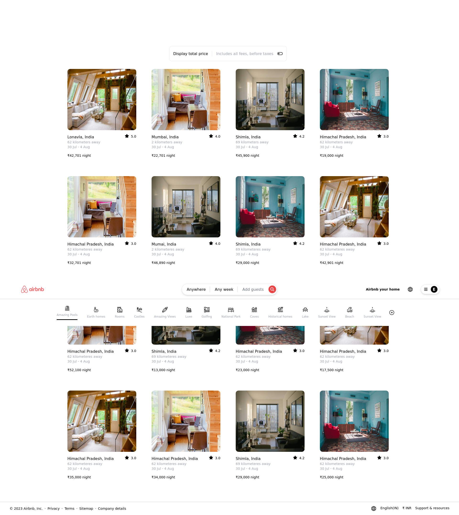 Airbnb Frontend Roan